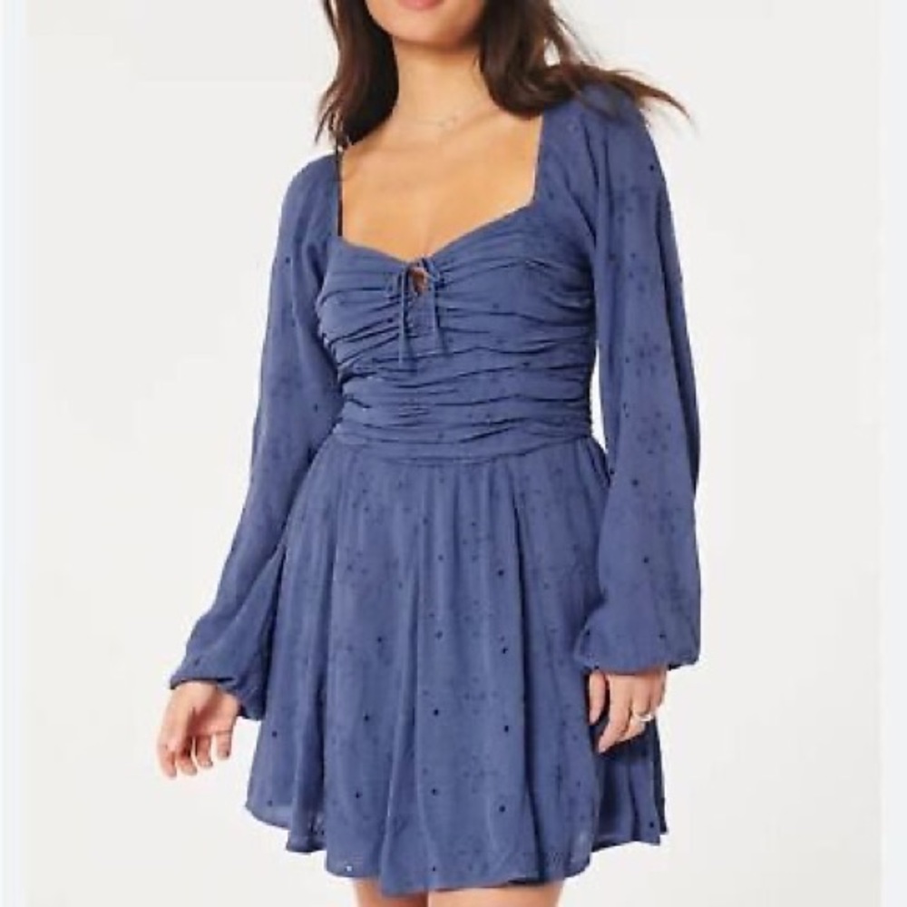 NWT Blue short Jumpsuit -Hollister